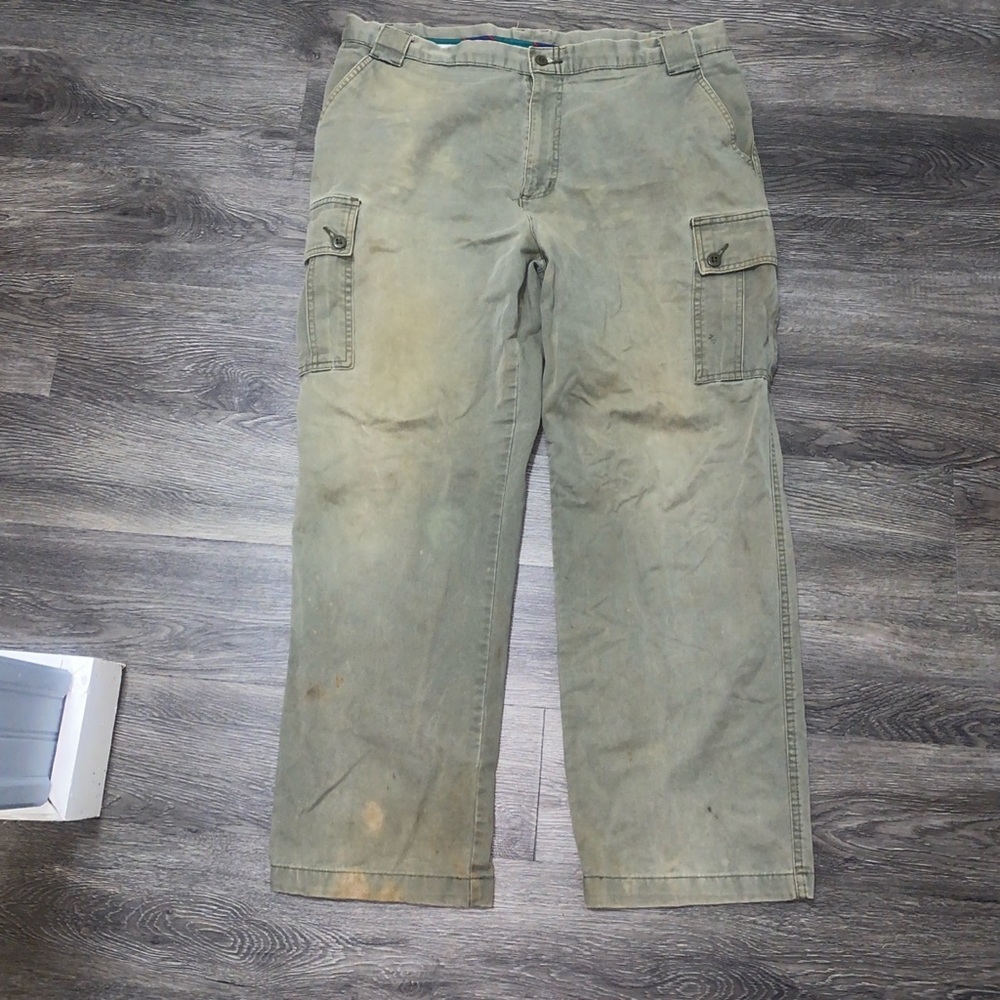 Vintage 90s Moss Green Cargos